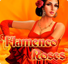 Gaminator онлайн бесплатно играть в Flamenco Roses